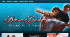 Desktop Screenshot of bravodancing.com